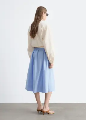 Veste courte zippée à l’avant - Beige clair — photo 5