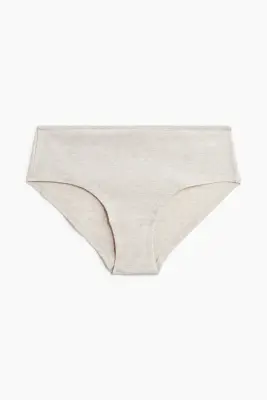 Lot de 10 culottes Hipster - Beige chiné/blanc/crème — photo 1