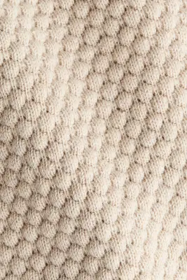 Ensemble 2 pièces en maille de coton texturée - Beige clair — photo 2