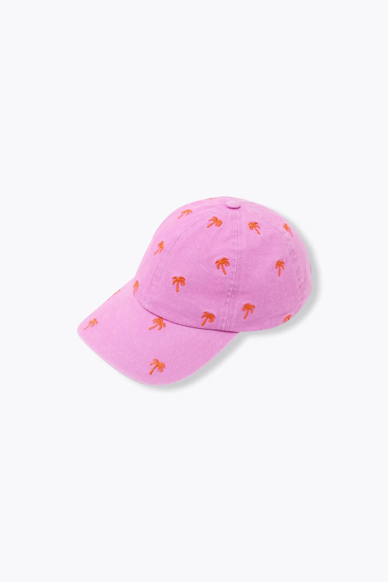 Casquette brodée de palmiers