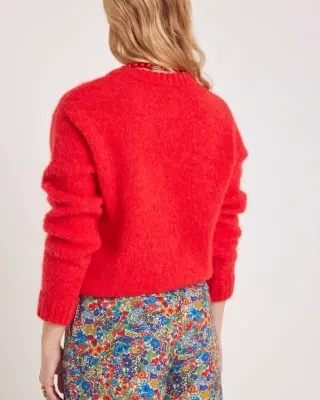Cardigan Rosanne rouge — photo 5