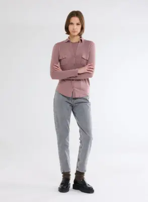 Chemise en coton et cachemire — photo 3