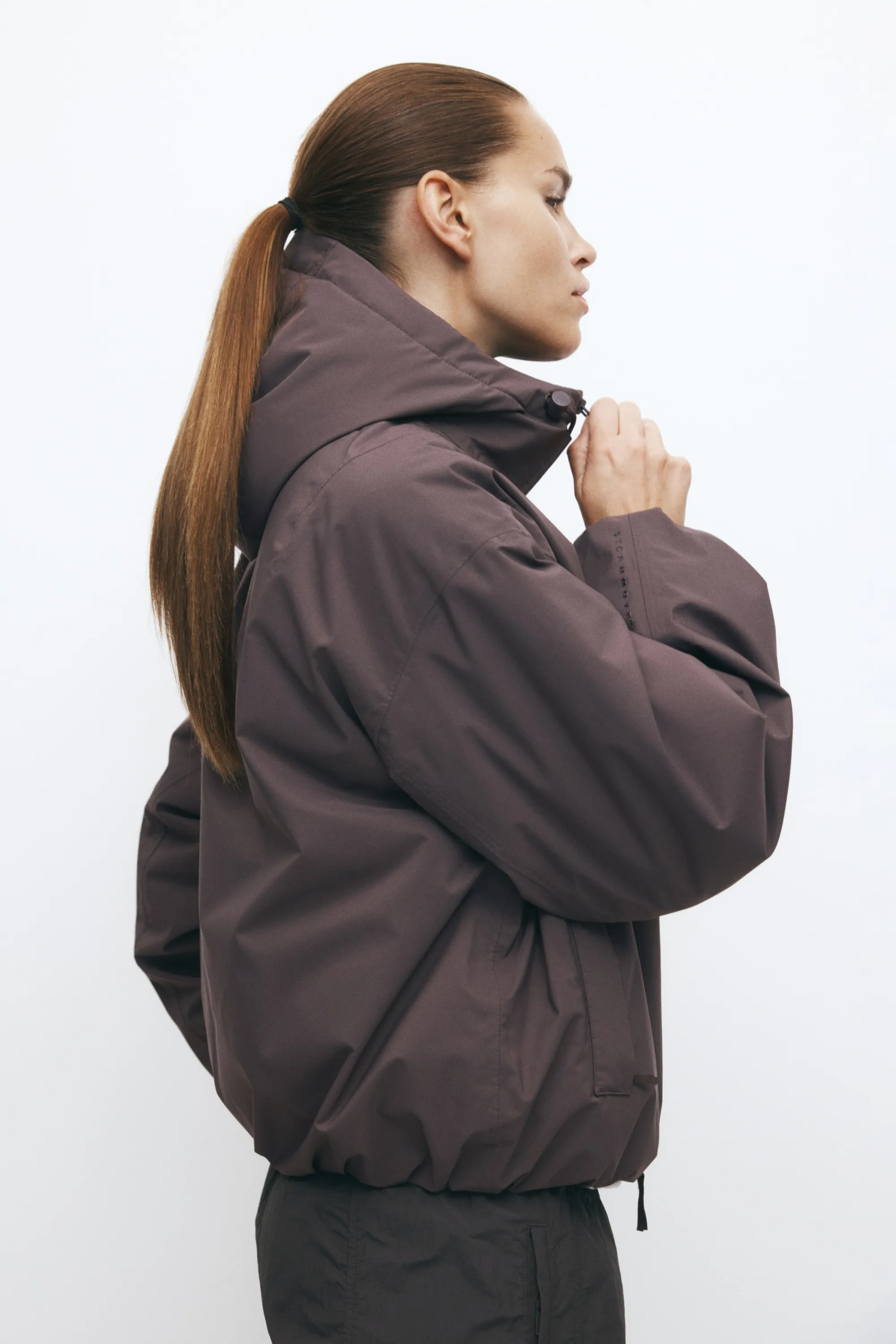 Veste de pluie de sport matelassée StormMove™ - Bruyère foncé