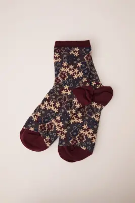 Chaussettes Octavia Jacquard
