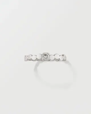 BAGUE REINE SOLITAIRE - Or jaune 18 carats — photo 5