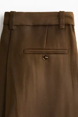 Pantalon chic - Vert olive foncé — photo 4