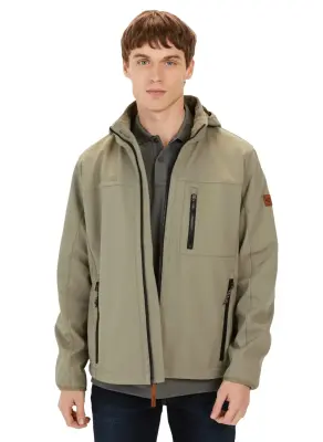 CAMEL ACTIVE BLOUSON SOFTCHELL GRANDE LONGUEUR Kaki — photo 2