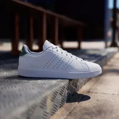 ADIDAS ADVANTAGE Blanc Vert — photo 3