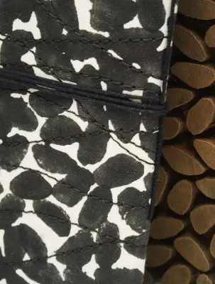 Carnet Indira - Motif Glibette Noir – Mamamushi Studio — photo 3