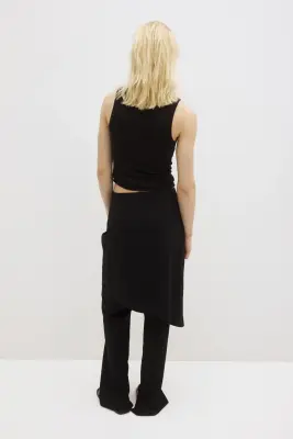 Débardeur côtelé Cooling Slim Fit - Noir — photo 5