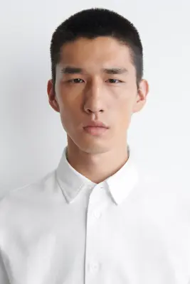 CHEMISE OXFORD EN COTON - BLANC — photo 1