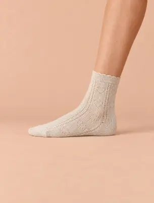 Pack chaussettes biche - Marron, beige & moka — photo 5