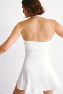 Débardeur de sport dos nu SoftMove™ - Blanc — photo 4