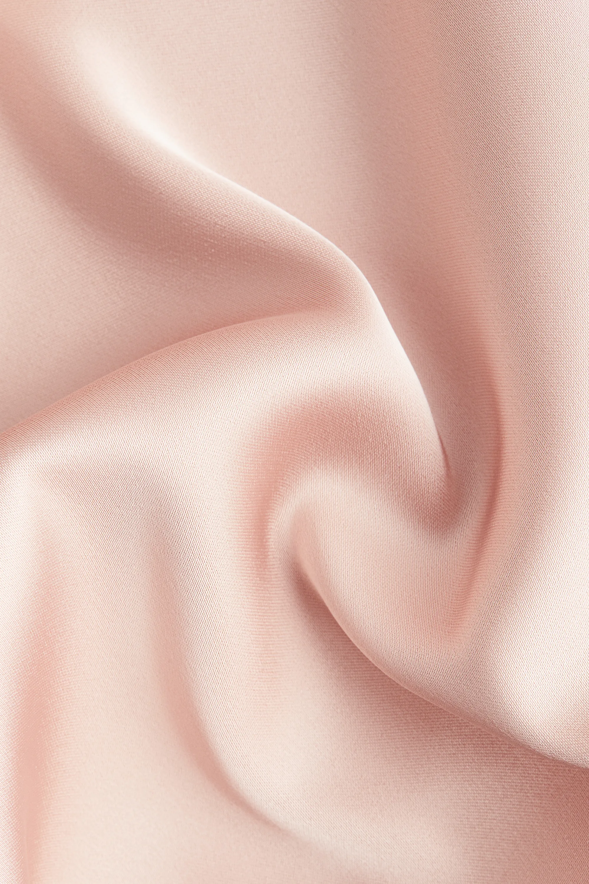 Slip skirt en satin - Rose poudré