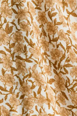 Blouse volantée - Beige/fleuri — photo 5