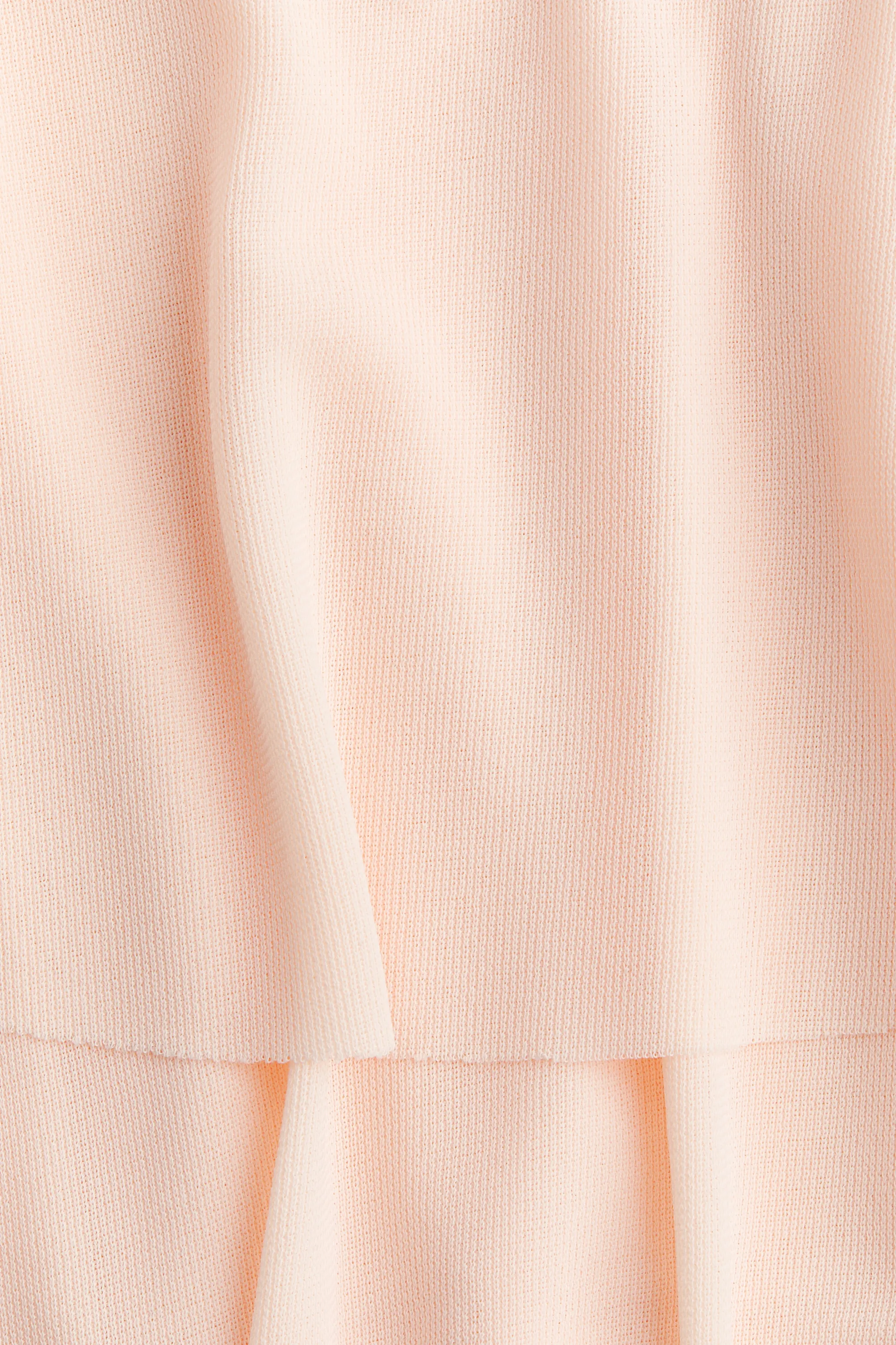 Top avec manches en dentelle - Rose poudré