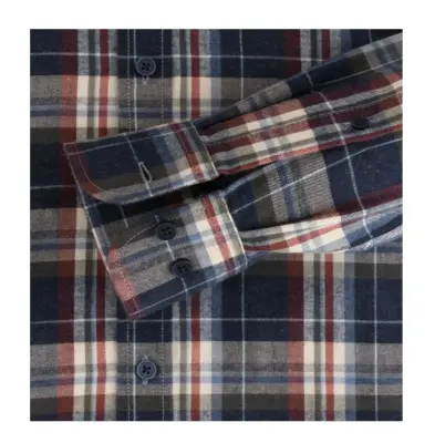 CASA MODA CHEMISE CARREAUX Marine — photo 5
