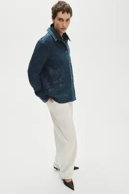Veste en denim - Bleu denim — photo 4
