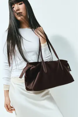 Sac shopping - Marron foncé — photo 1
