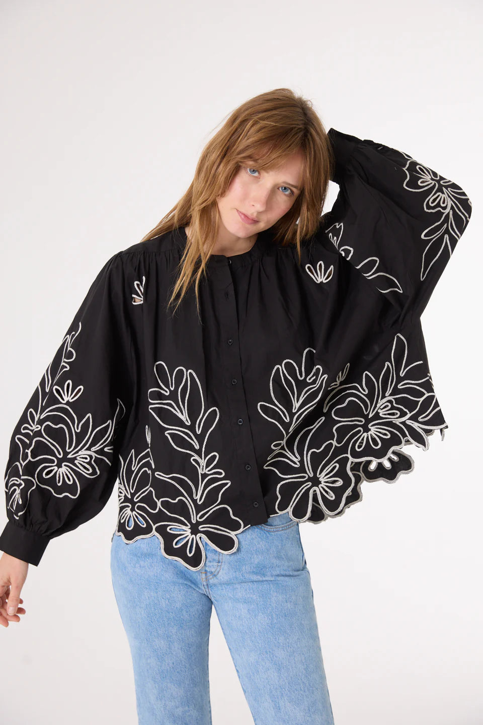 Chemise Lena Noire – Sacrécoeur