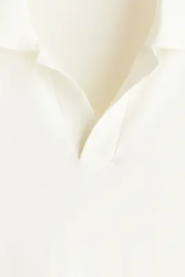 Polo Relaxed Fit - Crème — photo 4