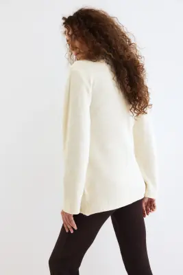MAMA Gilet croisé Before & After - Crème — photo 4