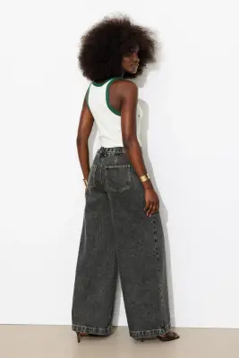 CESAR jean large taille haute — photo 4