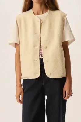 Veste maille Zlata Creme — photo 1
