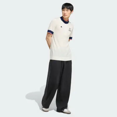 ADIDAS POLO MAILLE MERCEDES Blanc — photo 4