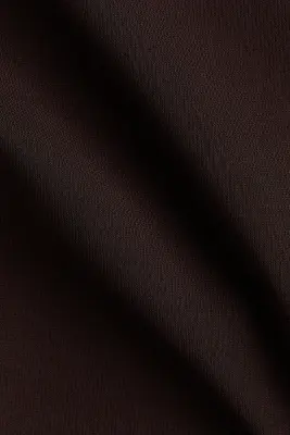 Pantalon à taille élastique en jersey romanite - Marron foncé — photo 4