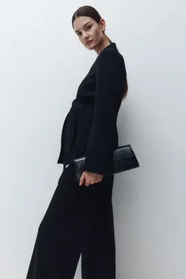 MAMA Pantalon droit - Noir — photo 2