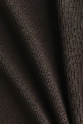 Débardeur côtelé Cooling Slim Fit - Marron foncé — photo 5