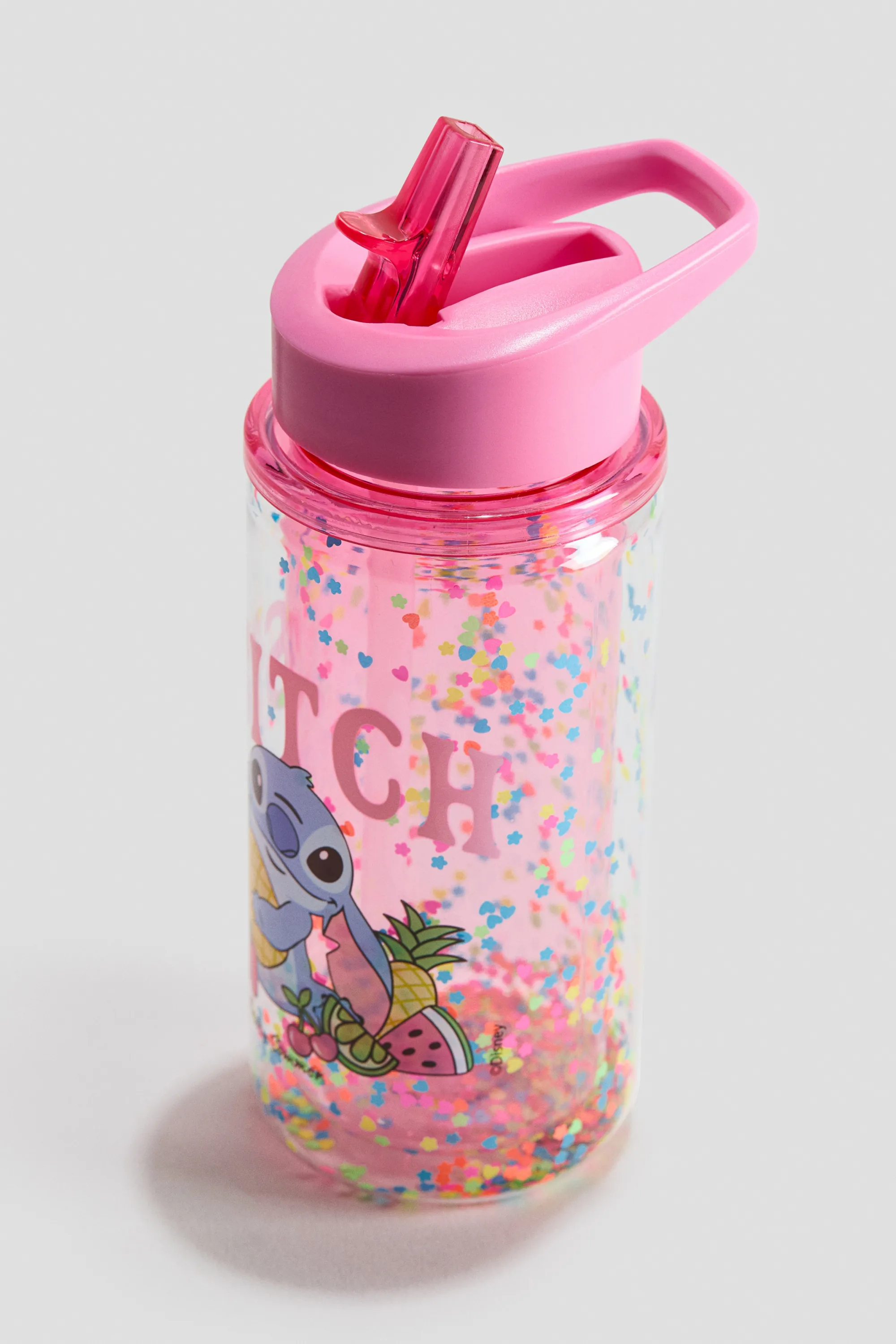 Gourde imprimée - Rose/Lilo et Stitch