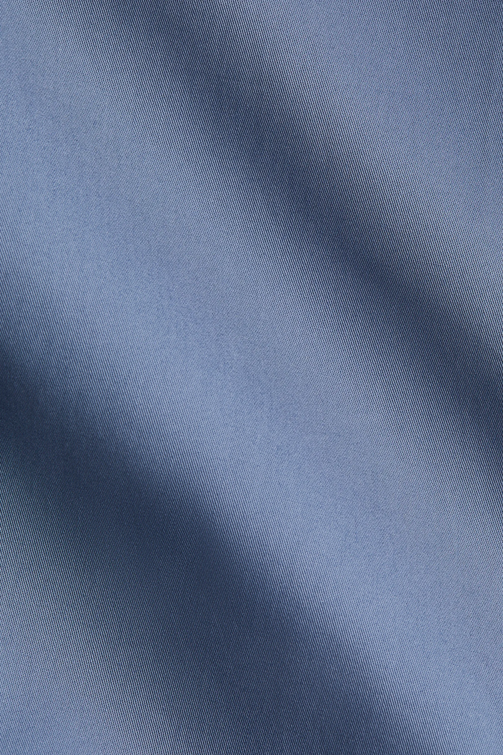 Robe longue avec broderie anglaise - Bleu ancien