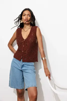 Boléro au crochet Femme — photo 2