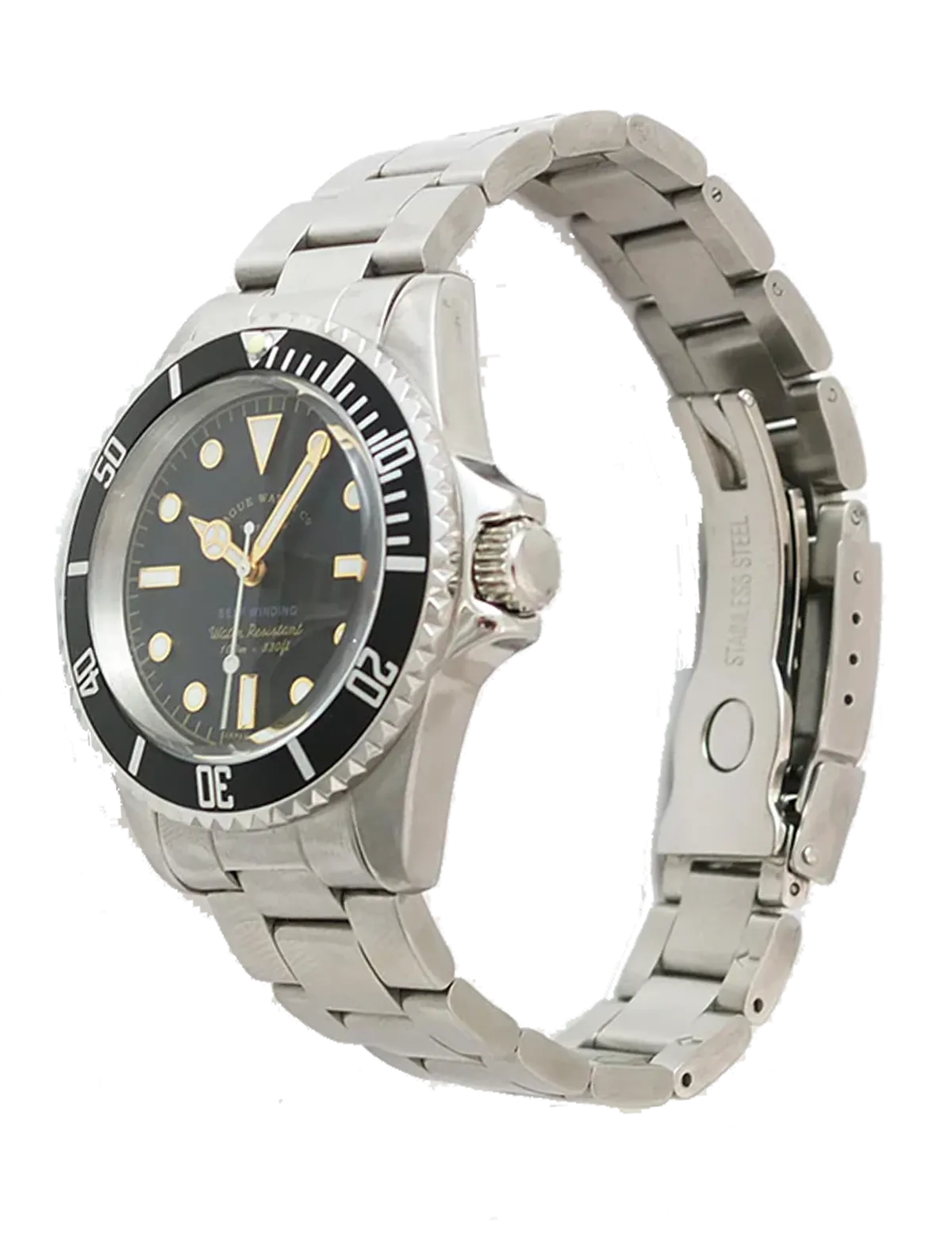 VAGUE WATCH GRY FAD DEPTHS BLACK AUTOMATIQUE