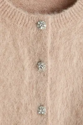Gilet en alpaga mélangé - Beige — photo 4