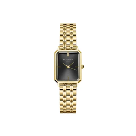 Montre Rosefield Octagon XS Noir Or OBGSG-O61