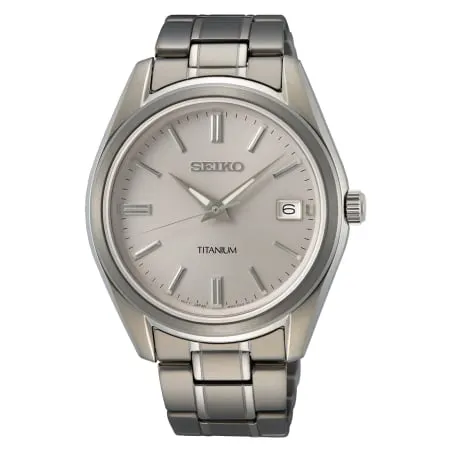 Montre Seiko Classique Quartz en titane pour Homme SUR369P1