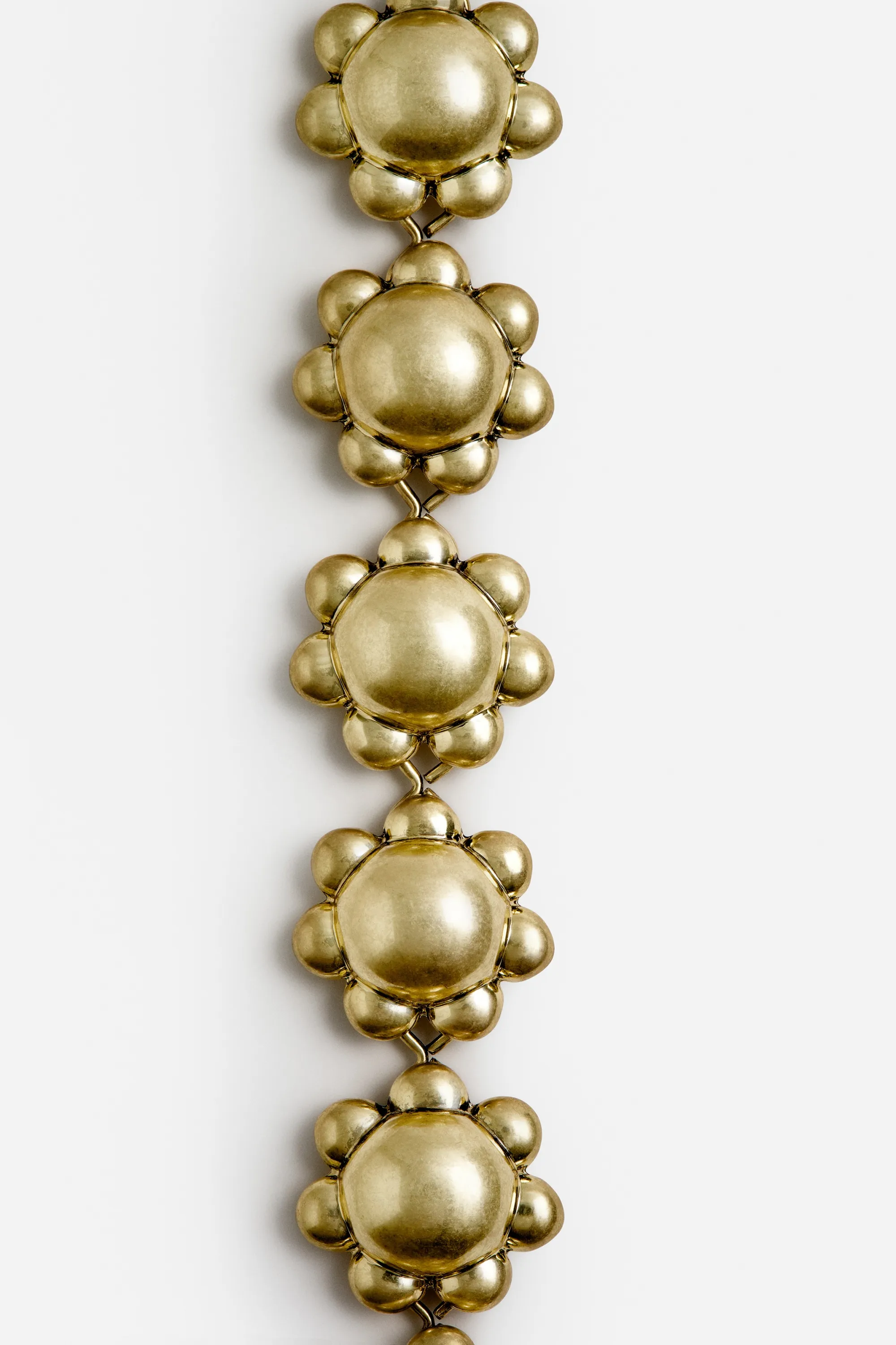 Collier fleur épais - Doré