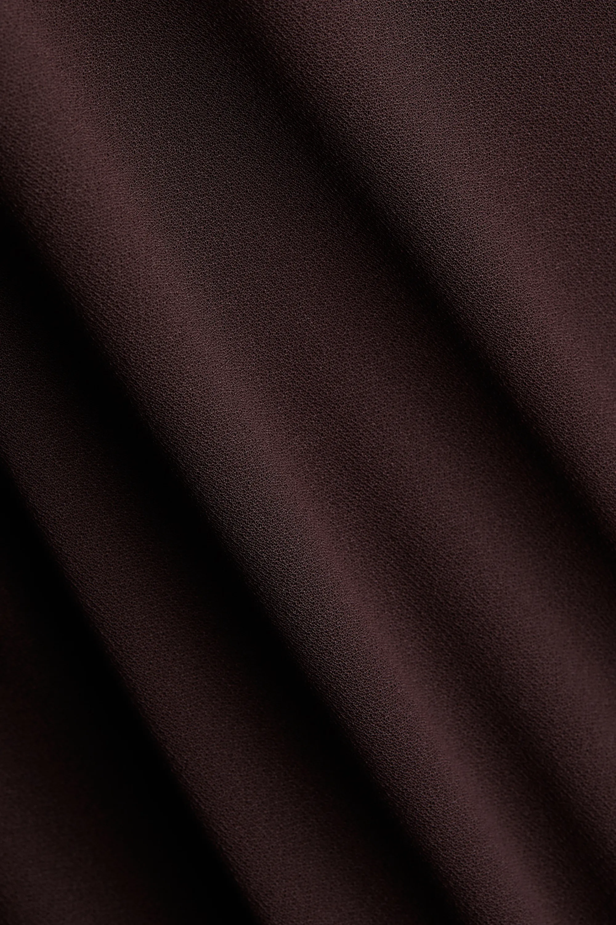 Robe volantée - Marron foncé