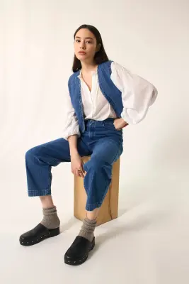 Veste Loucy Middle Blue — photo 3