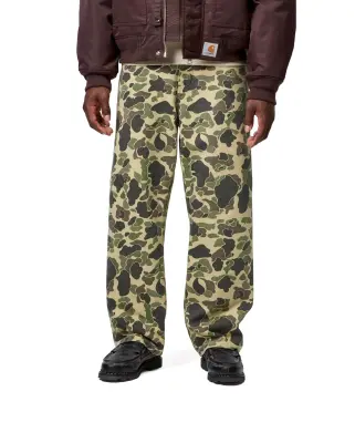 Duck Single Knee Pant Camo Duck Green Stone washed — photo 4
