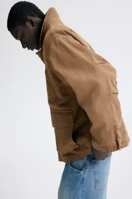 Veste workwear - Beige foncé — photo 4