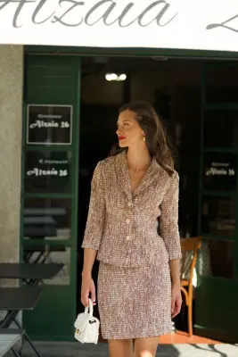 Margaux Tweed Skirt — photo 6
