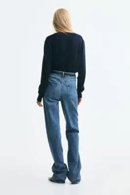 Pull en laine - Bleu marine — photo 2