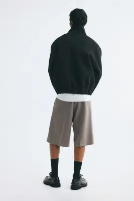 Bermuda Loose Fit - Grège — photo 3