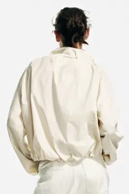 Veste coupe-vent - Crème — photo 5