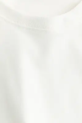 T-shirt boxy - Blanc — photo 3