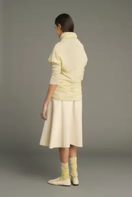 TEE-SHIRT LISIA JAUNE PÂLE — photo 2
